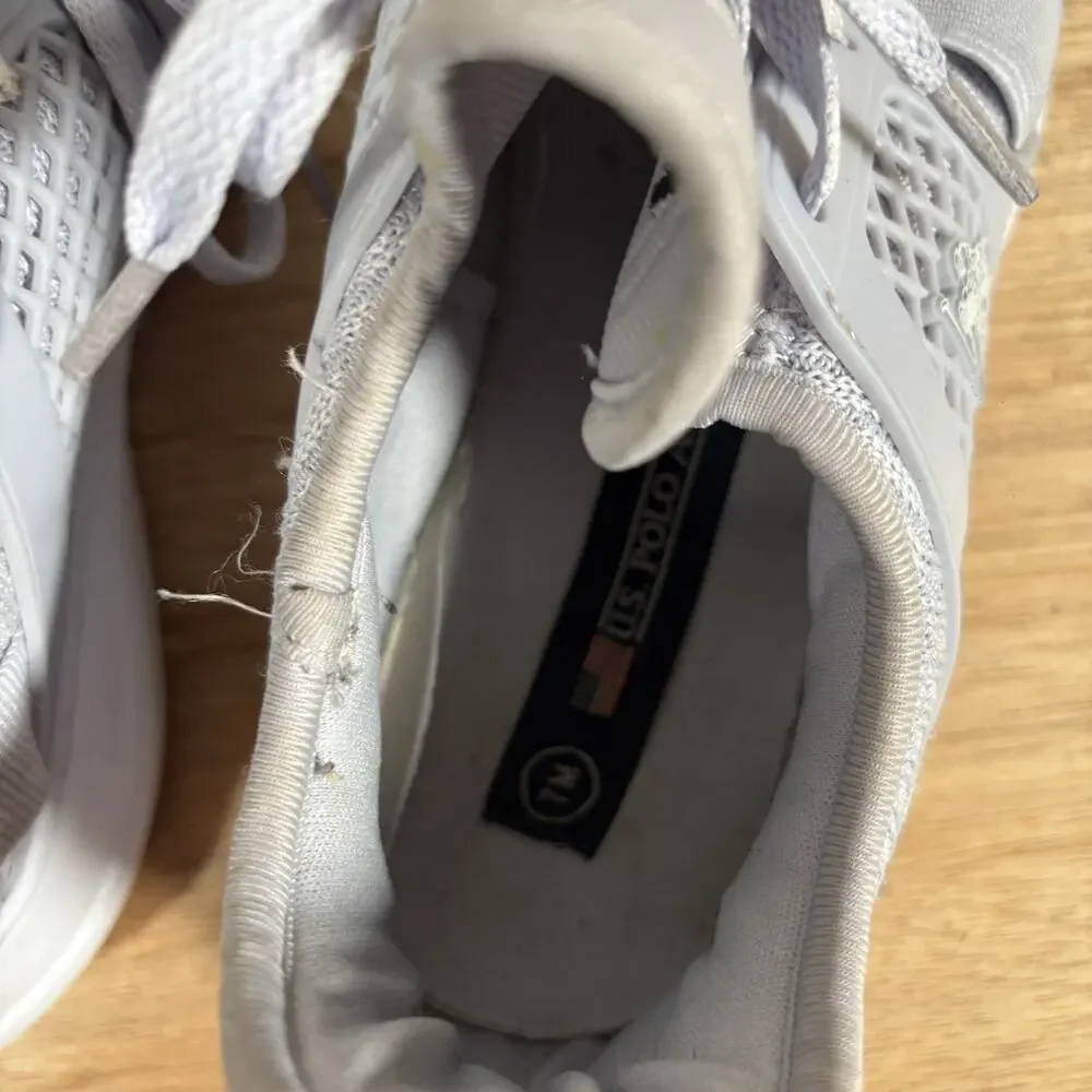 U.S. Polo Assn. Lilia/ Gray Mesh‎ Athletic Sneakers Lace Up Strap Top Size 7
